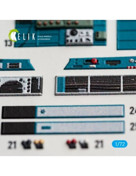 J1N1-S Gekko - interior 3D decals for Fujimi / Hobby 2000, 1/72 - K...