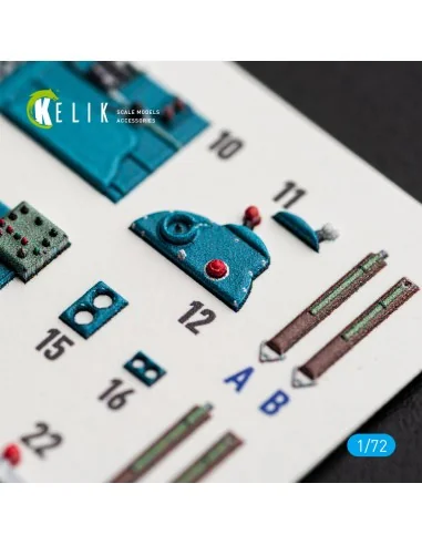 J1N1-S Gekko - interior 3D decals for Fujimi / Hobby 2000, 1/72 - K...