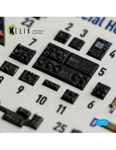 SB2C-4 - interior 3D decals for Academy / Special Hobby, 1/72 - Kel...