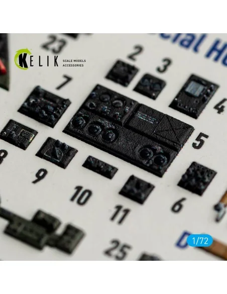 SB2C-4 - interior 3D decals for Academy / Special Hobby, 1/72 - Kel...