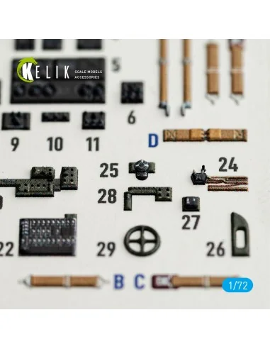 SB2C-4 - interior 3D decals for Academy / Special Hobby, 1/72 - Kel...