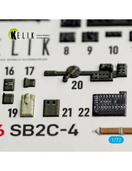 [NO_DESC] SB2C-4 - interior 3D decals for Academy / Special Hobby, ...