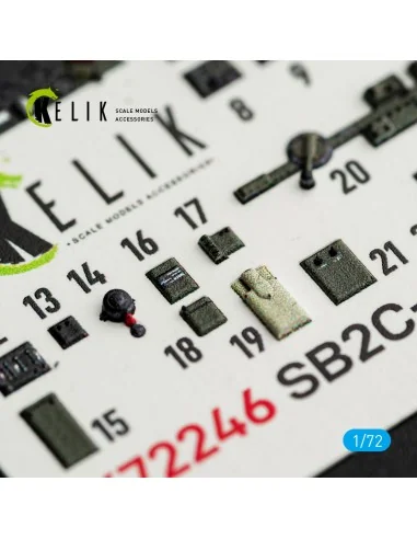 SB2C-4 - interior 3D decals for Academy / Special Hobby, 1/72 - Kel...