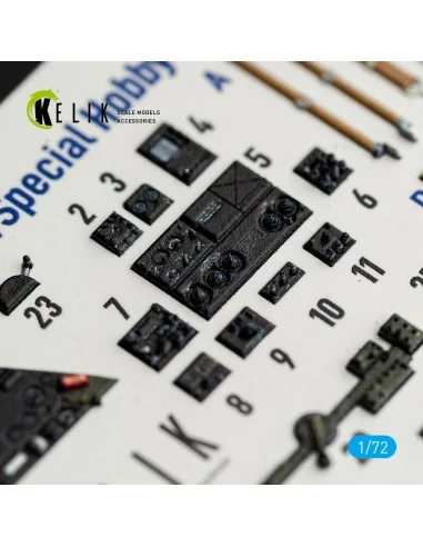 SB2C-4 - interior 3D decals for Academy / Special Hobby, 1/72 - Kel...