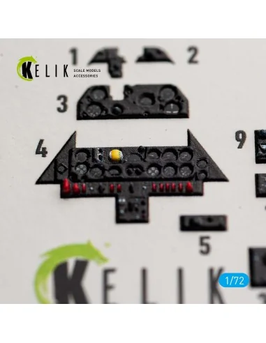 SB2C-5 - interior 3D decals for Academy / Special Hobby, 1/72 - Kel...