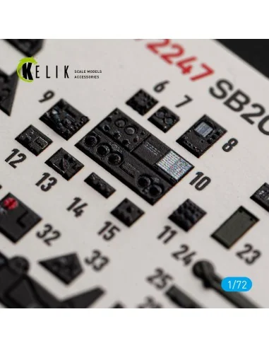 SB2C-5 - interior 3D decals for Academy / Special Hobby, 1/72 - Kel...
