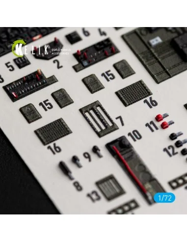 [NO_DESC] B-25J - interior 3D decals for Eduard, 1/72 - Kelik K72248