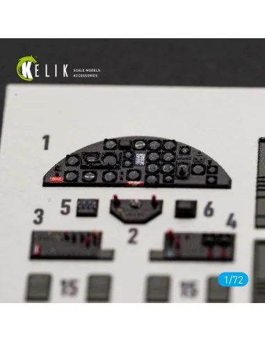 [NO_DESC] B-25J - interior 3D decals for Eduard, 1/72 - Kelik K72248