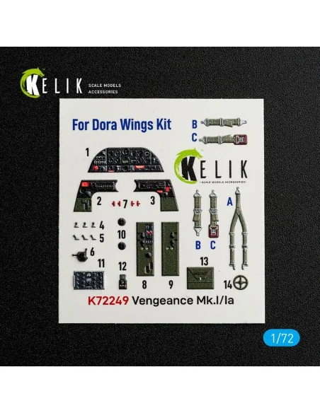 [NO_DESC] Vengeance Mk.I/Ia - interior 3D decals for Dora Wings, 1/...