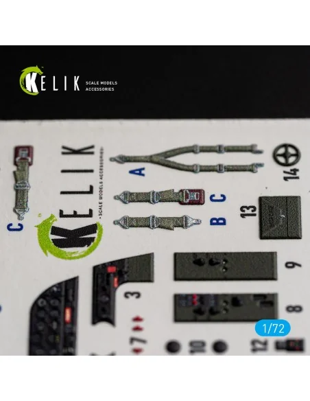 Vengeance Mk.I/Ia - interior 3D decals for Dora Wings, 1/72 - Kelik...