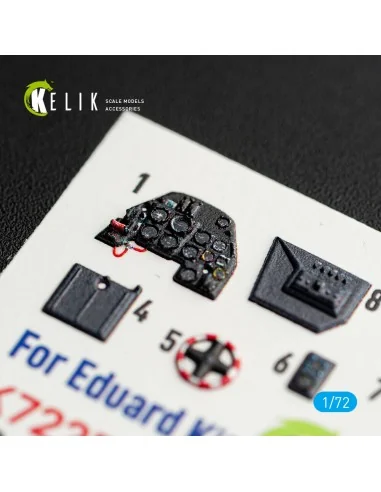 S-199 - interior 3D decals for Eduard, 1/72 - Kelik K72250