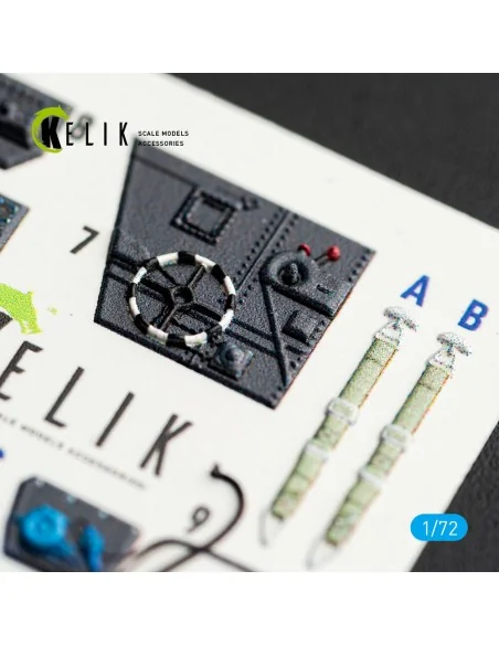 S-199 - interior 3D decals for Eduard, 1/72 - Kelik K72250