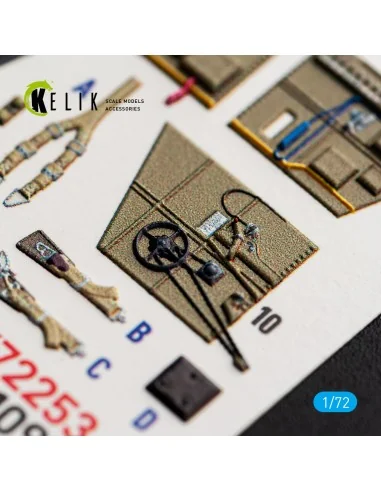 [NO_DESC] Bf-109 E - interior 3D decals for Special Hobby / Eduard,...