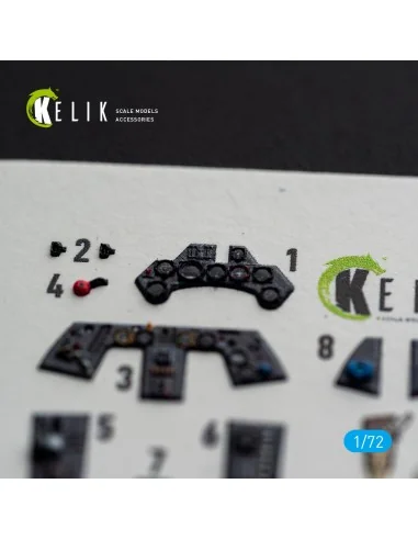 FW-190A8/R-2 - interior 3D decals for Eduard, 1/72 - Kelik K72254