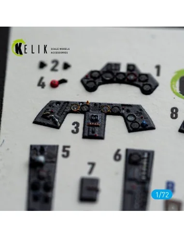FW-190A8/R-2 - interior 3D decals for Eduard, 1/72 - Kelik K72254