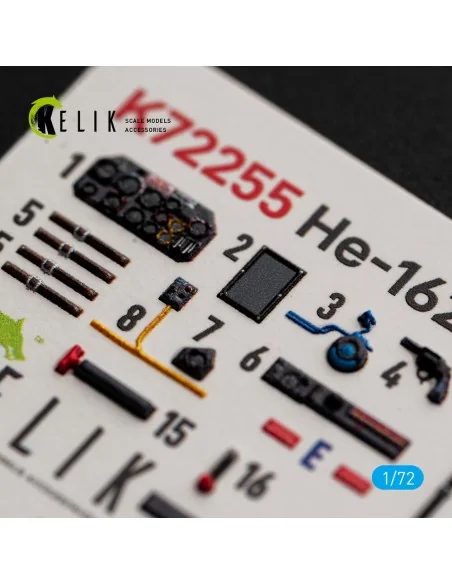 [NO_DESC] He-162 Spatz - interior 3D decals for Special Hobby, 1/72...
