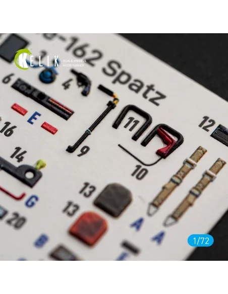 [NO_DESC] He-162 Spatz - interior 3D decals for Special Hobby, 1/72...