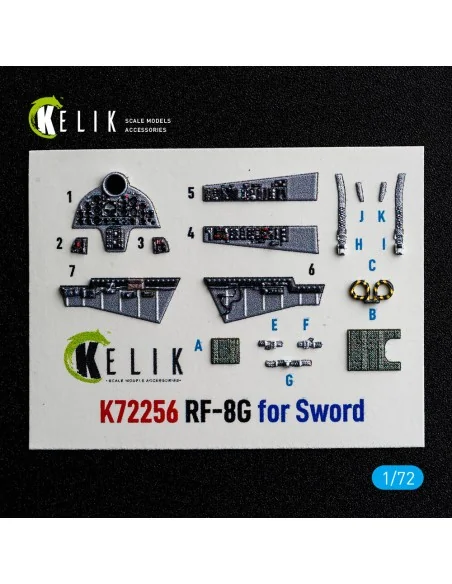 [NO_DESC] RF-8G - interior 3D decals for Sword, 1/72 - Kelik K72256