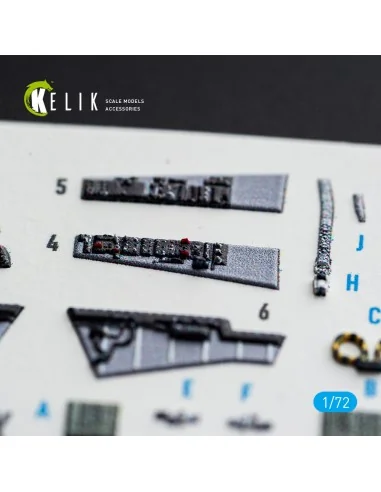 RF-8G - interior 3D decals for Sword, 1/72 - Kelik K72256