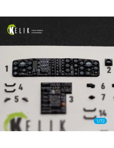 [NO_DESC] CH-54A Tarhe - interior 3D decals for ICM, 1/72 - Kelik K...