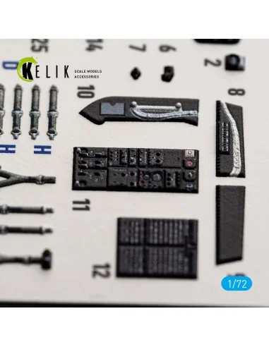 [NO_DESC] CH-54A Tarhe - interior 3D decals for ICM, 1/72 - Kelik K...