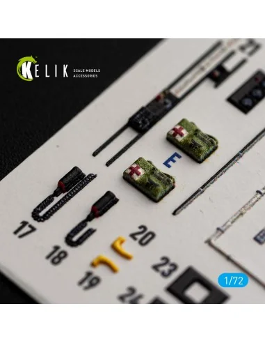 [NO_DESC] CH-54A Tarhe - interior 3D decals for ICM, 1/72 - Kelik K...