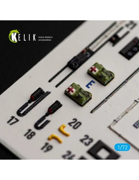 [NO_DESC] CH-54A Tarhe - interior 3D decals for ICM, 1/72 - Kelik K...