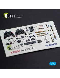 [NO_DESC] Ju-87 B/R - interior 3D decals for Airfix, 1/72 - Kelik K... 2