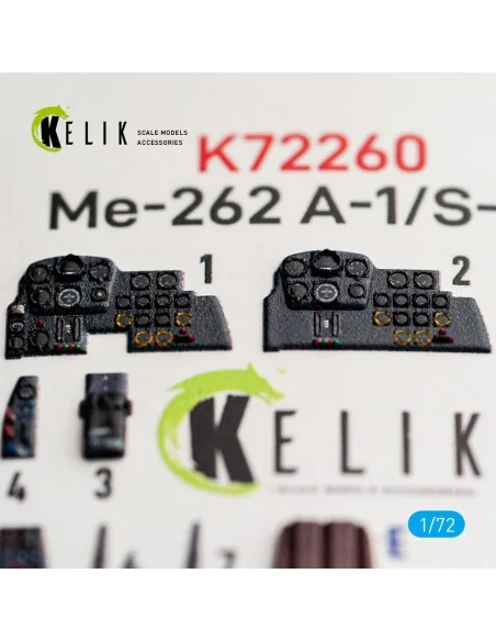 [NO_DESC] Me-262 A-1/S-92 - interior 3D decals for Arma Hobby, 1/72...
