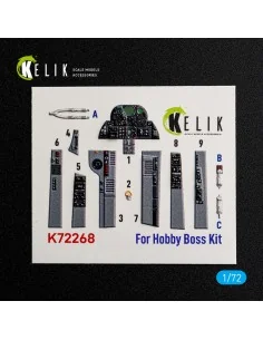 U-2C Dragon Lady - interior 3D decals for Hobby Boss, 1/72 - Kelik ...