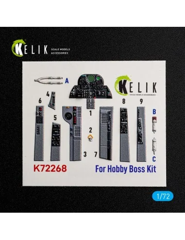 U-2C Dragon Lady - interior 3D decals for Hobby Boss, 1/72 - Kelik ...