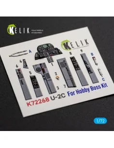 U-2C Dragon Lady - interior 3D decals for Hobby Boss, 1/72 - Kelik ... 2