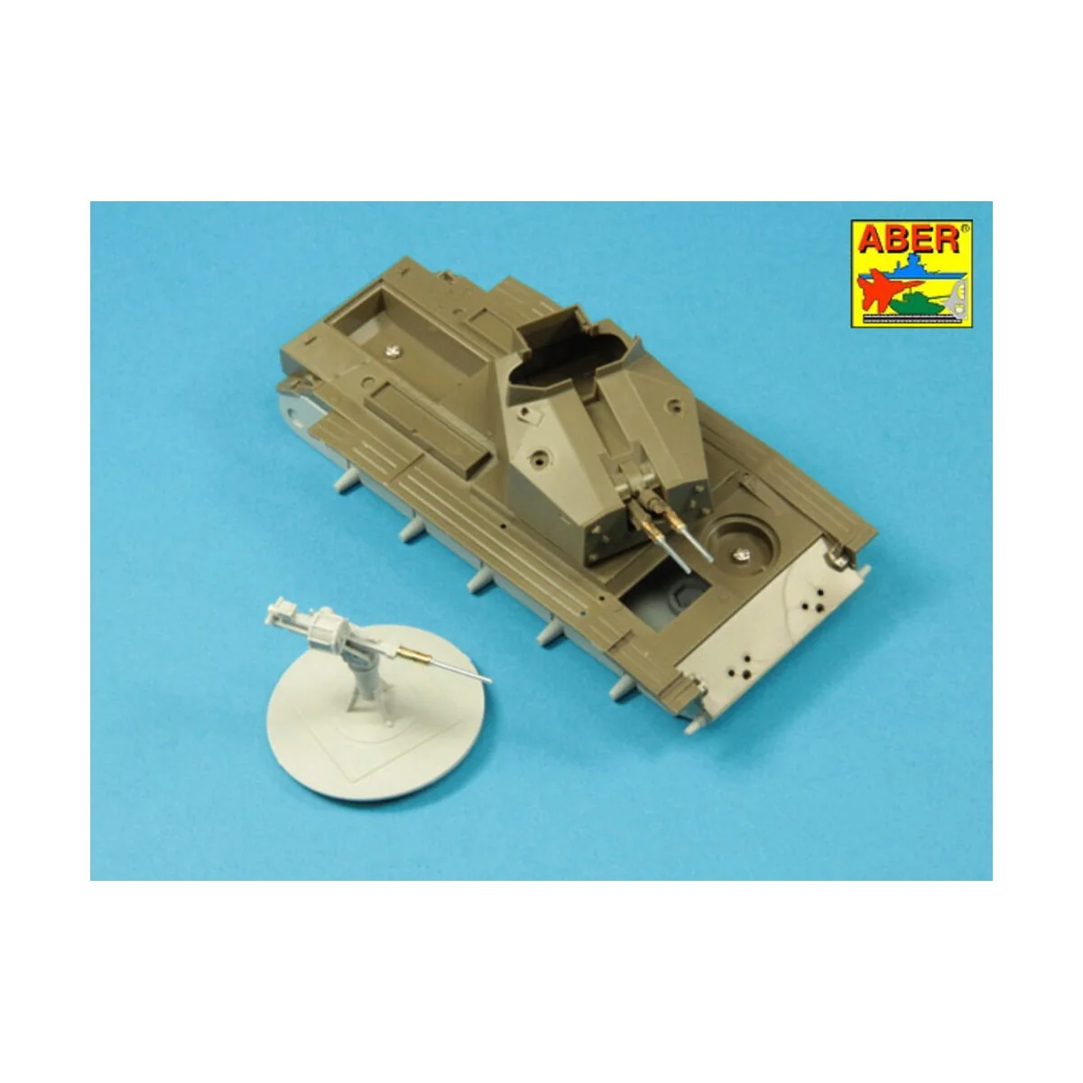 Barrel for 20mm Oerlikon Anti-aircraft Gun, 1/48 - Aber Models 48 L-33