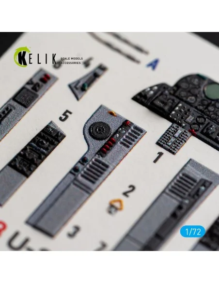 [NO_DESC] U-2C Dragon Lady - interior 3D decals for Hobby Boss, 1/7...
