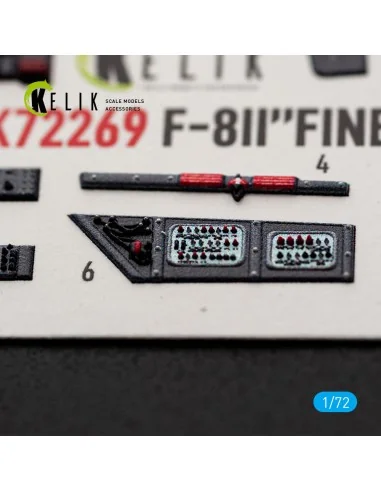 [NO_DESC] F-8II Finback-B - interior 3D decals for Trumpeter, 1/72 ...