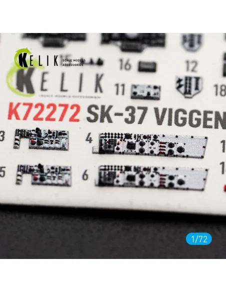 [NO_DESC] SK-37 Viggen - interior 3D decals for Special Hobby, 1/72...
