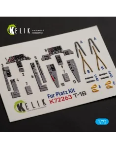 T-1B - interior 3D decals for Platz, 1/72 - Kelik K72263 2