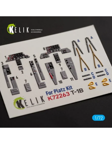 [NO_DESC] T-1B - interior 3D decals for Platz, 1/72 - Kelik K72263