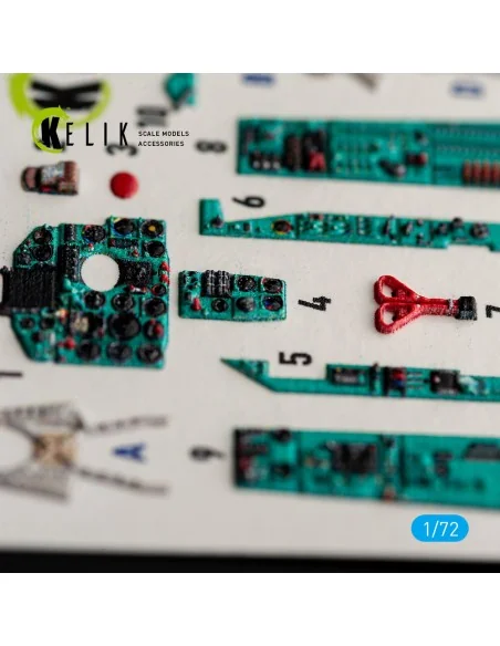 [NO_DESC] MiG-21 bis - interior 3D decals for Eduard, 1/72 - Kelik ...