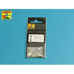 German 50mm KwK39/1 L/60 Barrel for Sd.Kfz.234/2 PUMA - Aber Models...