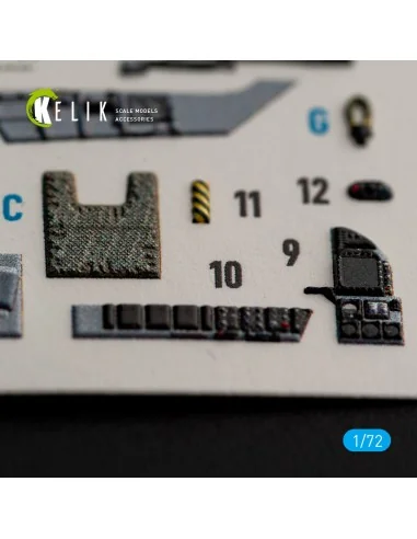 [NO_DESC] USMC F/A-18+ - interior 3D decals for Academy 12411, 1/72...