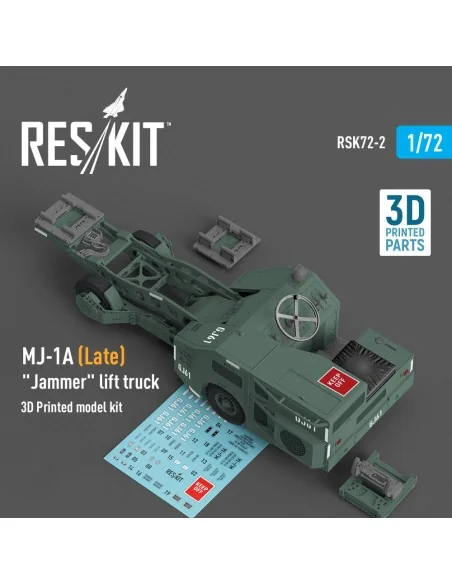 MJ-1A (Late) Jammer lift truck (3D Printed model kit), 1/72 - ResKi...