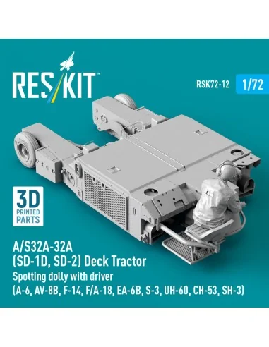 A/S32A-32A (SD-1D, SD-2) Deck Tractor Spotting dolly with driver (A...
