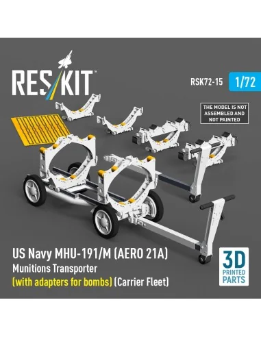 US NAVY MHU-191/M (AERO 21A) Munitions Transporter (with adapters f...