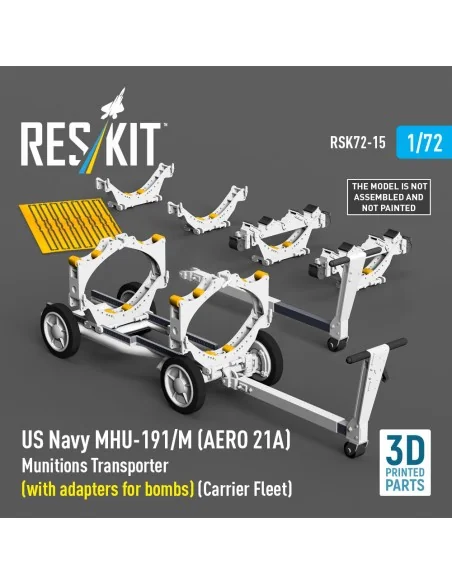 US NAVY MHU-191/M (AERO 21A) Munitions Transporter (with adapters f...