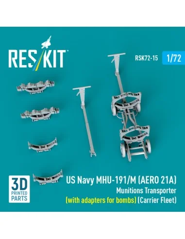 US NAVY MHU-191/M (AERO 21A) Munitions Transporter (with adapters f...