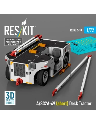 A/S32A-49 (short) Deck Tractor (3D Printed model kit), 1/72 - ResKi...