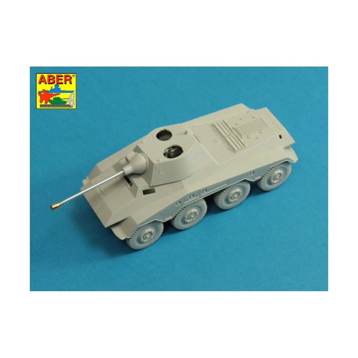 German 50mm KwK39/1 L/60 Barrel for Sd.Kfz.234/2 PUMA - Aber Models...