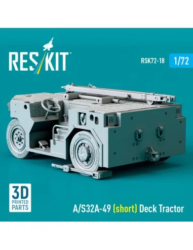 A/S32A-49 (short) Deck Tractor (3D Printed model kit), 1/72 - ResKi...