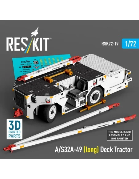 A/S32A-49 (long) Deck Tractor (3D Printed model kit), 1/72 - ResKit...